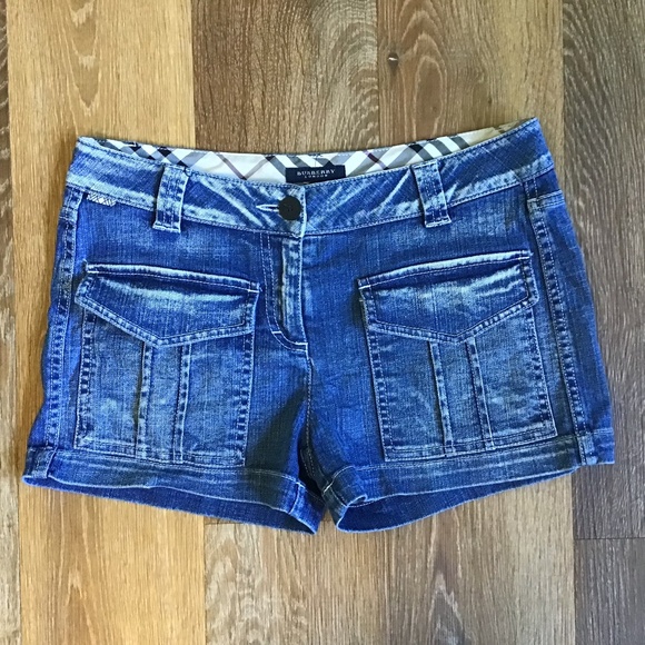 Burberry Denim Shorts Size 6 - Picture 1 of 4